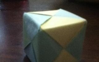Интересно, а как сделать куб из бумаги?